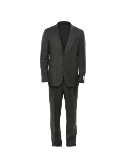Corneliani single-breasted patch-pocket suit