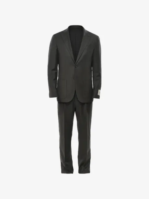 Corneliani 싱글 브레스티드 패치 포켓 수트