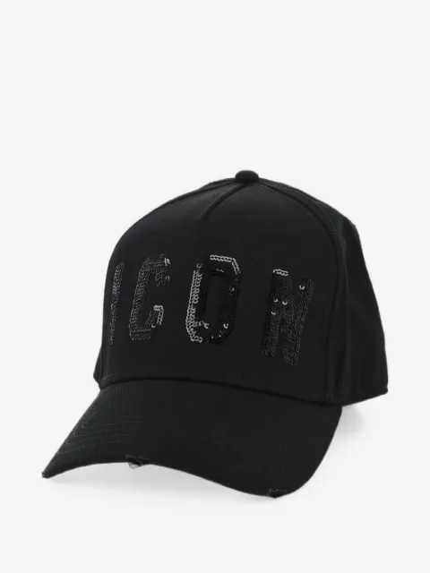 DSQUARED2 sequin-embellished baseball cap