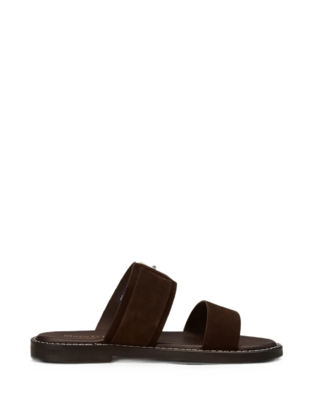 Marc O'Polo buckle-fastening double-strap sandals - Brown
