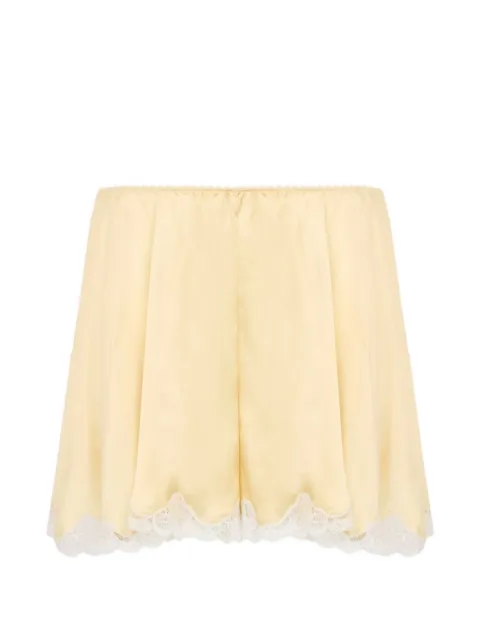 Chloé lace-trim scalloped shorts