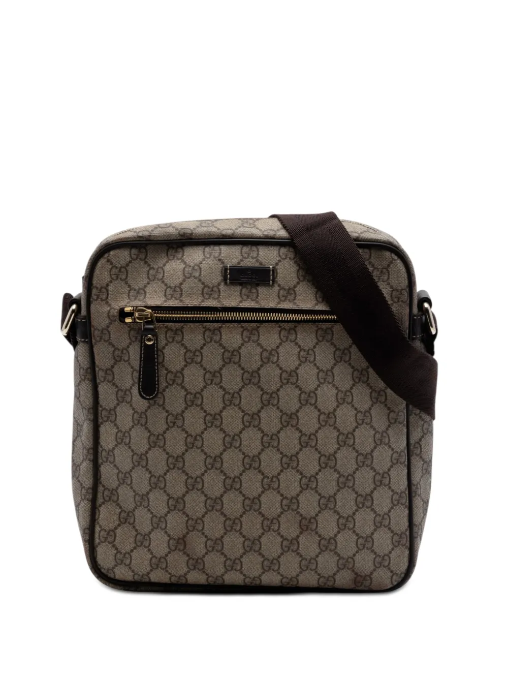 Gucci Pre-Owned Borsa a tracolla in tessuto GG Supreme 2016-2026 - Toni neutri