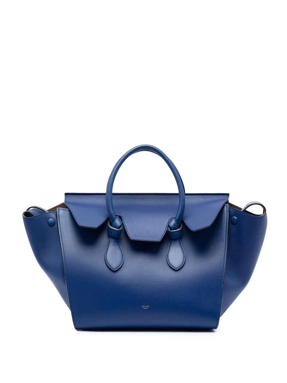 Celine Pre-Owned 2014 Medium Smooth Calfskin Tie Knot tote bag - Blu