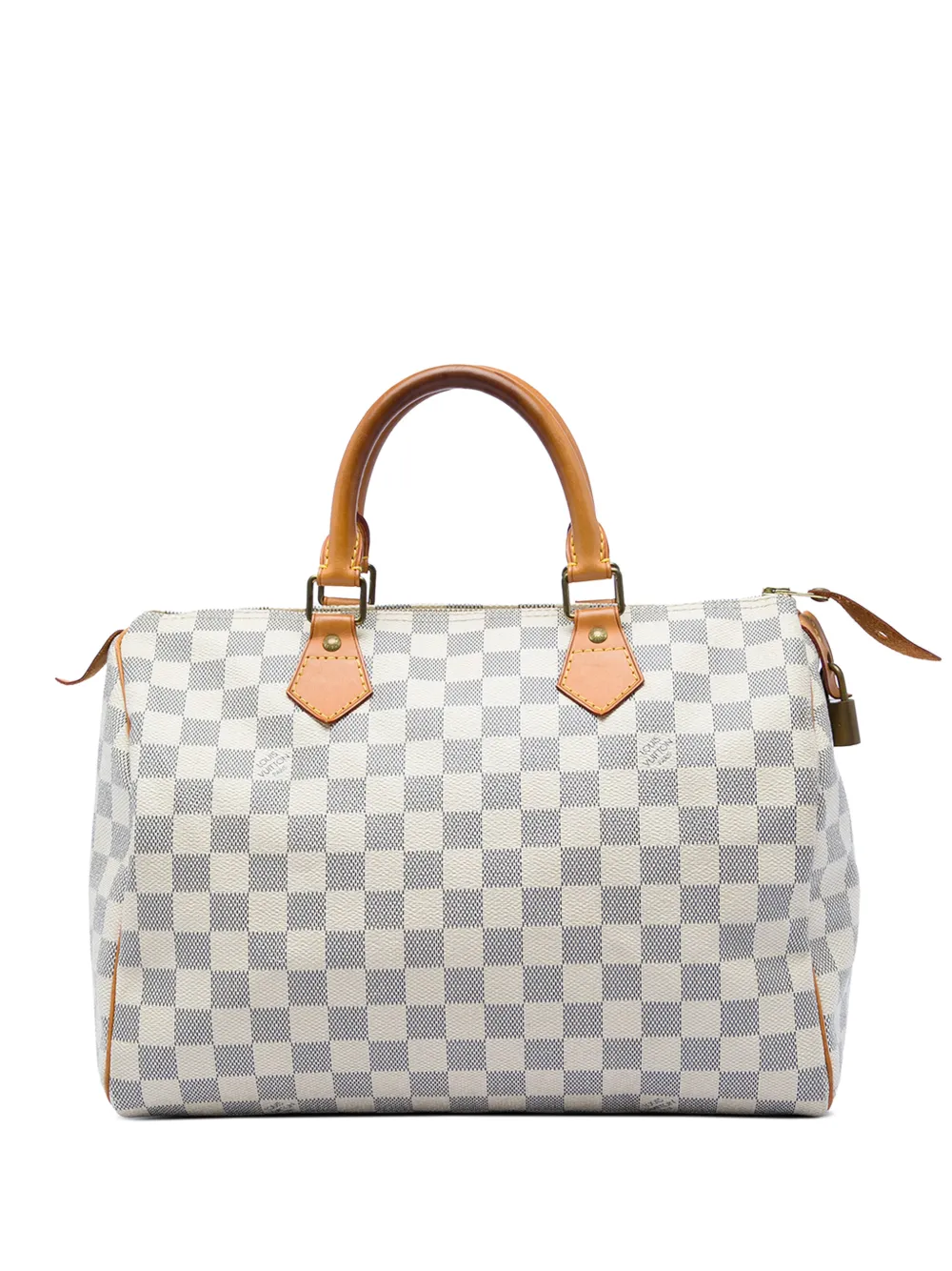Louis Vuitton Pre-Owned 2010 Damier Azur Speedy Boston-Tasche 30cm - Weiß