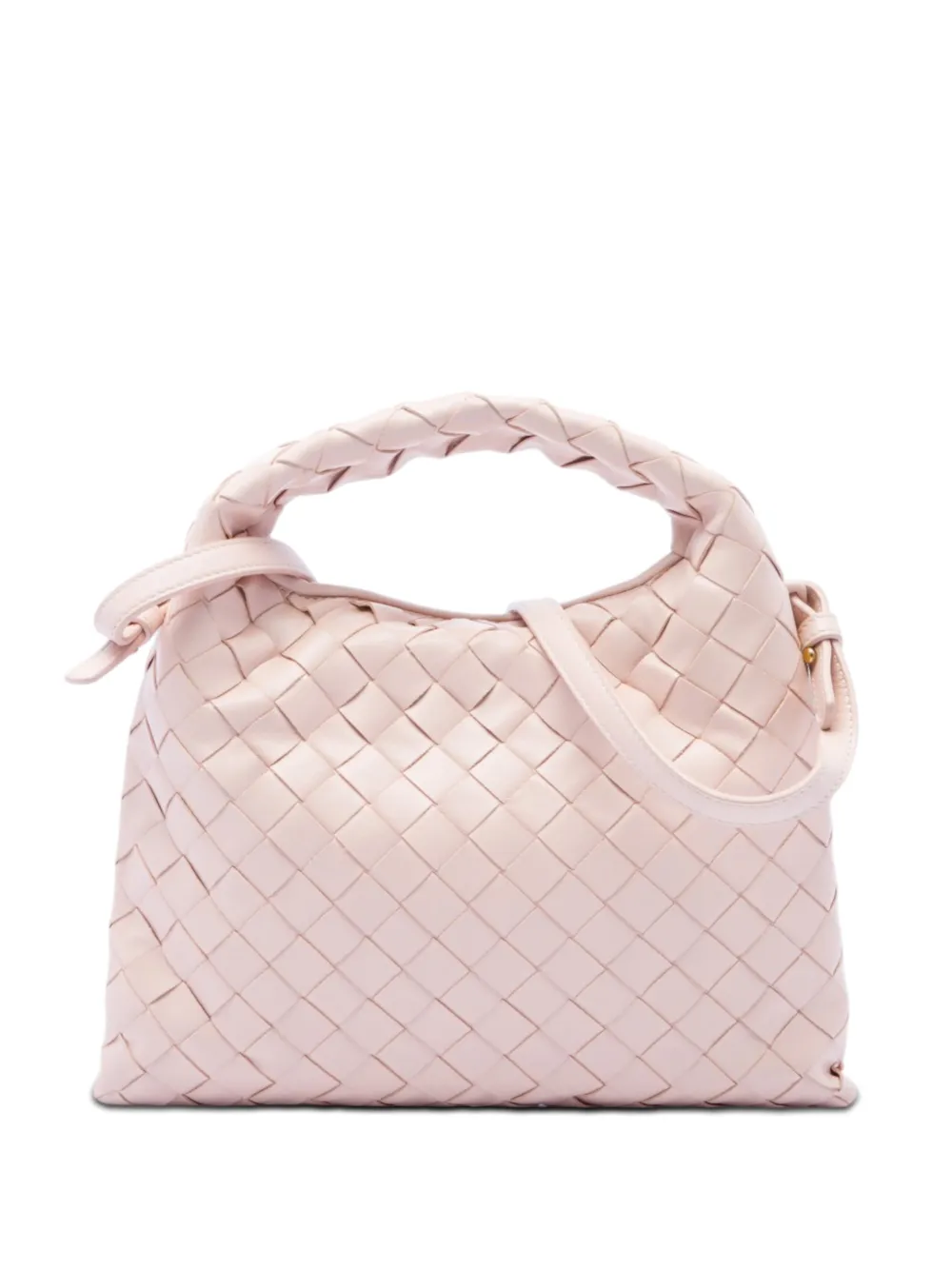 Bottega Veneta Pre-Owned 2012-2026 Mini Calfskin Intrecciato Hop satchel - Rosa
