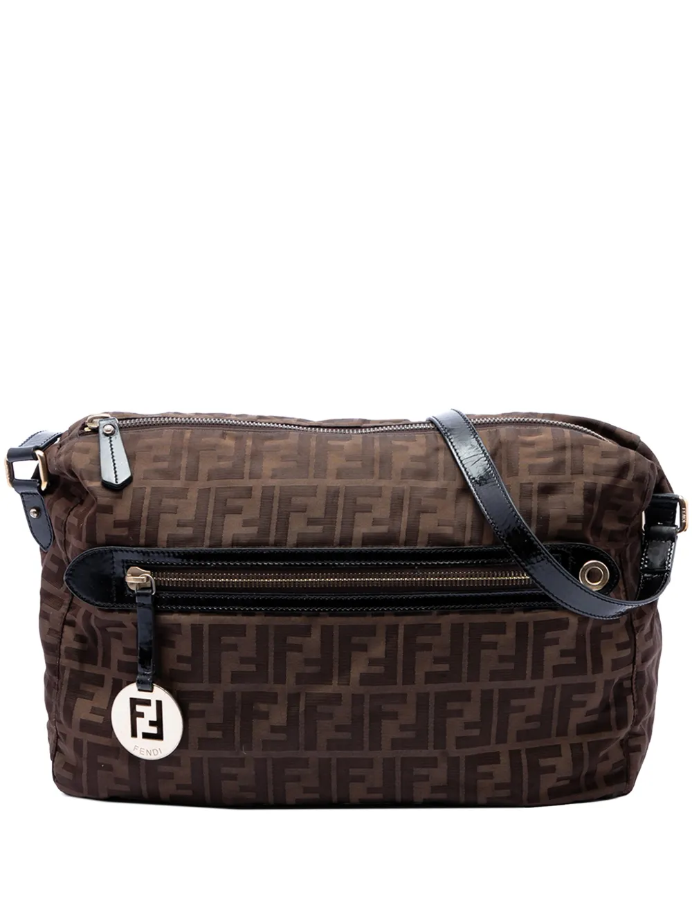 Fendi Pre-Owned Borsa a tracolla in tela con motivo Zucca 2000-2010 - Marrone