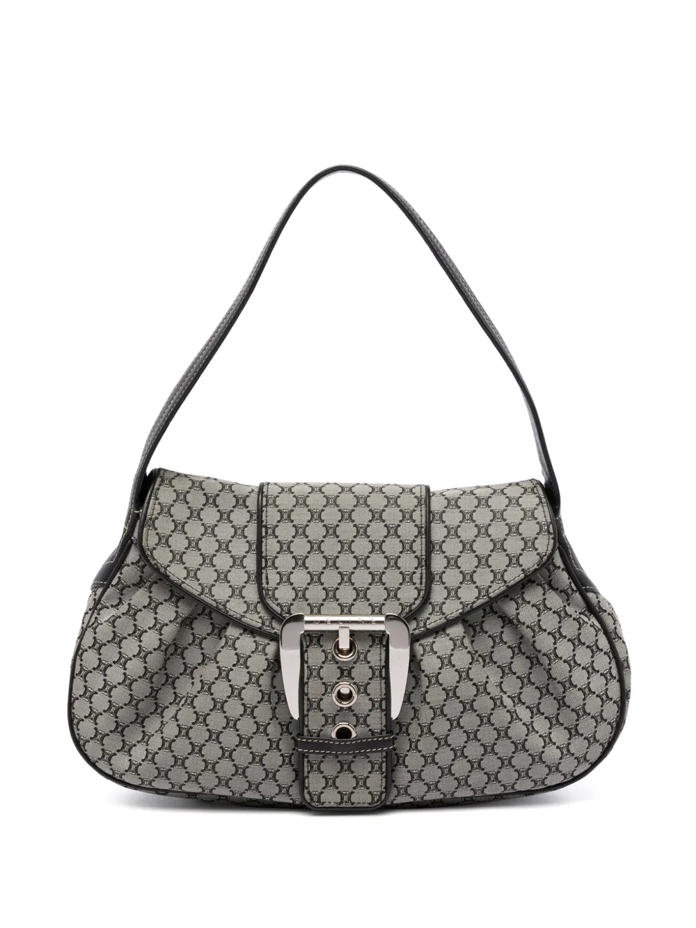 Celine Pre-Owned 2006 Macadam Canvas shoulder bag - Grigio