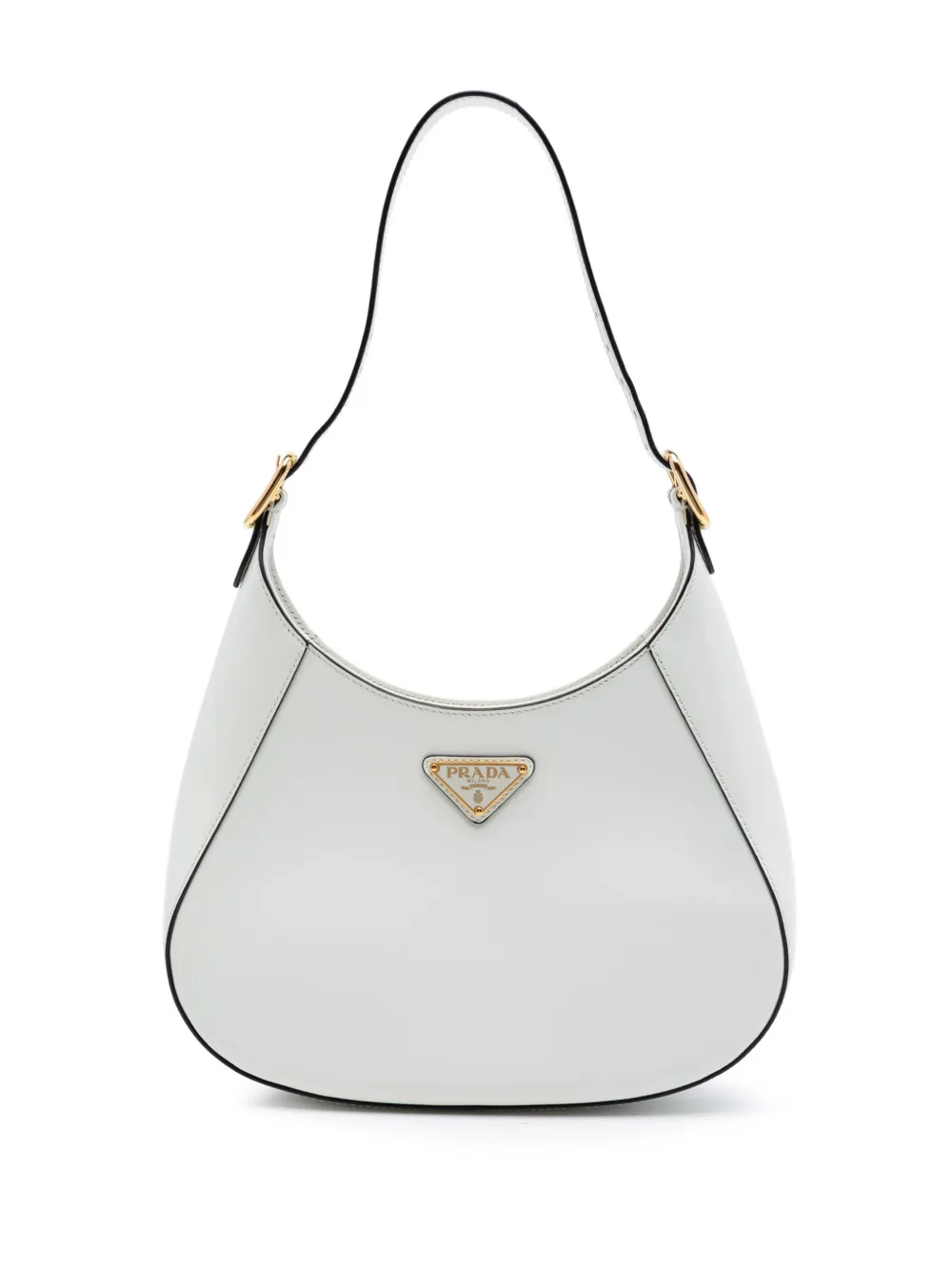 Prada Pre-Owned Borsa a spalla Cleo media in pelle di vitello 2013-2026 - Bianco