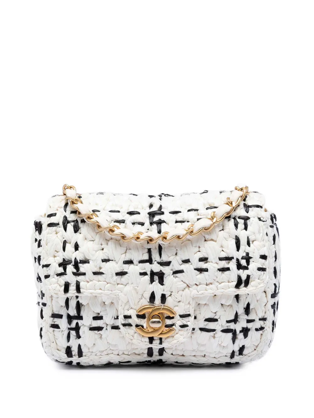 CHANEL Pre-Owned Borsa a tracolla CC mini 2021-2026 - Bianco