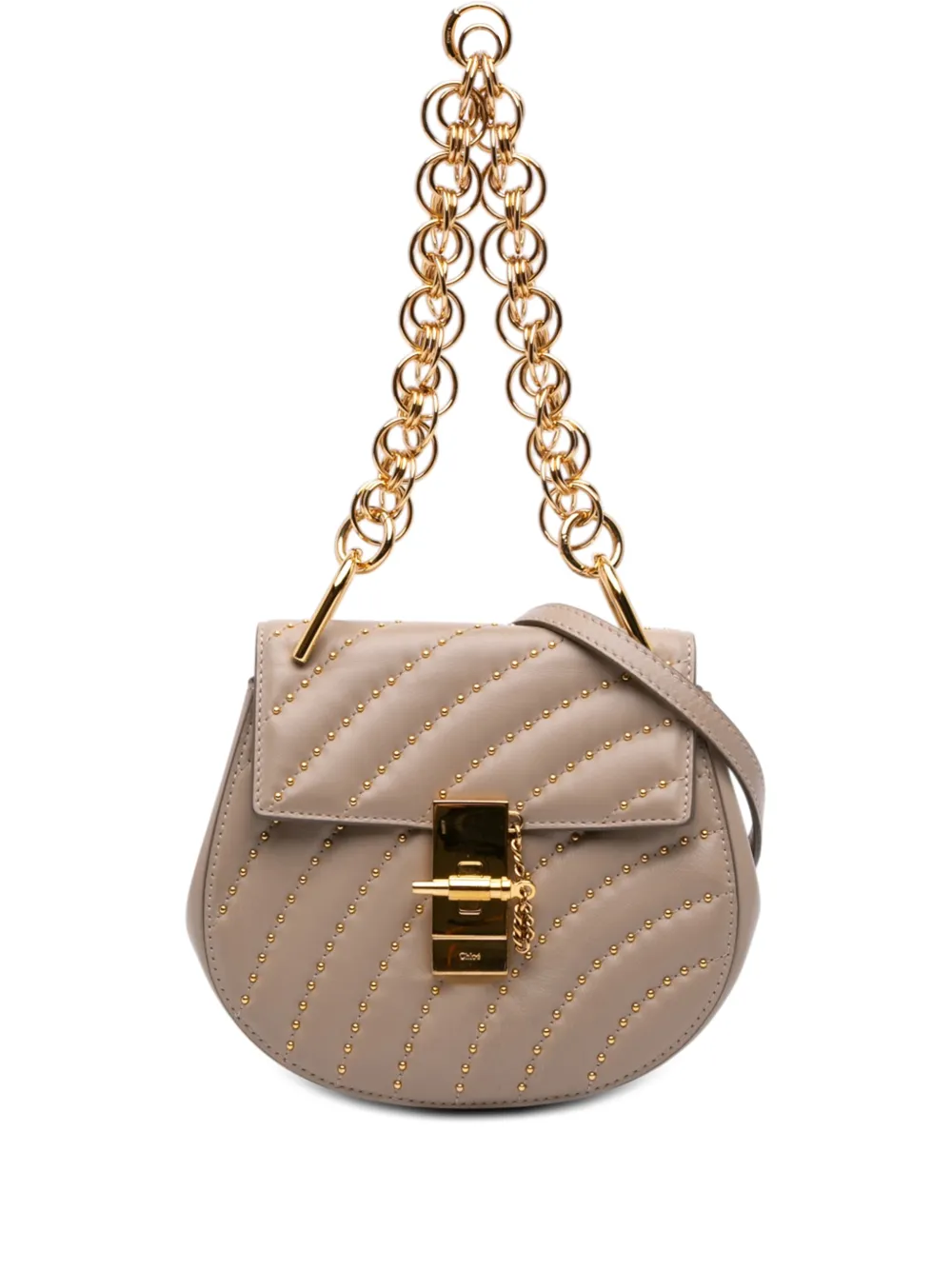 Chloé Pre-Owned Borsa a tracolla Drew Bijou mini 2018 - Marrone