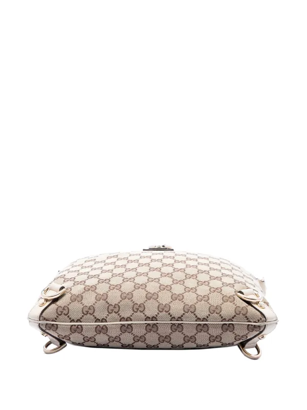 GUCCI アビー GGキャンバス Dリング ショルダーバッグ Gucci Pre-Owned 2000-2015 GGキャンバス アビー Dリング ショルダー