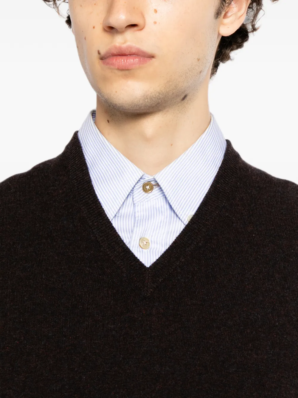 N.Peal Burlington trui Bruin