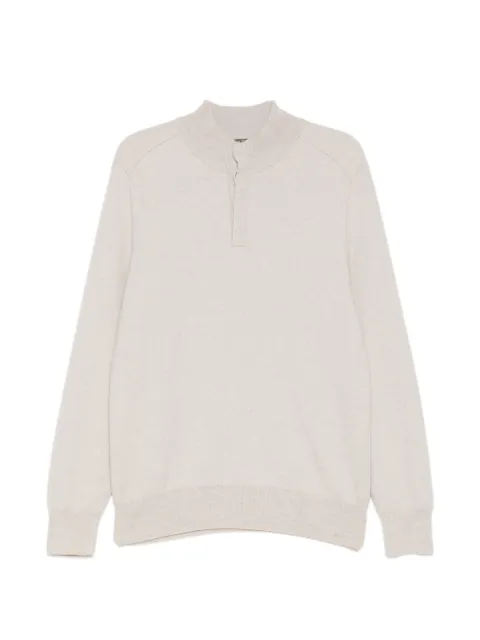 N.Peal half-button sweater