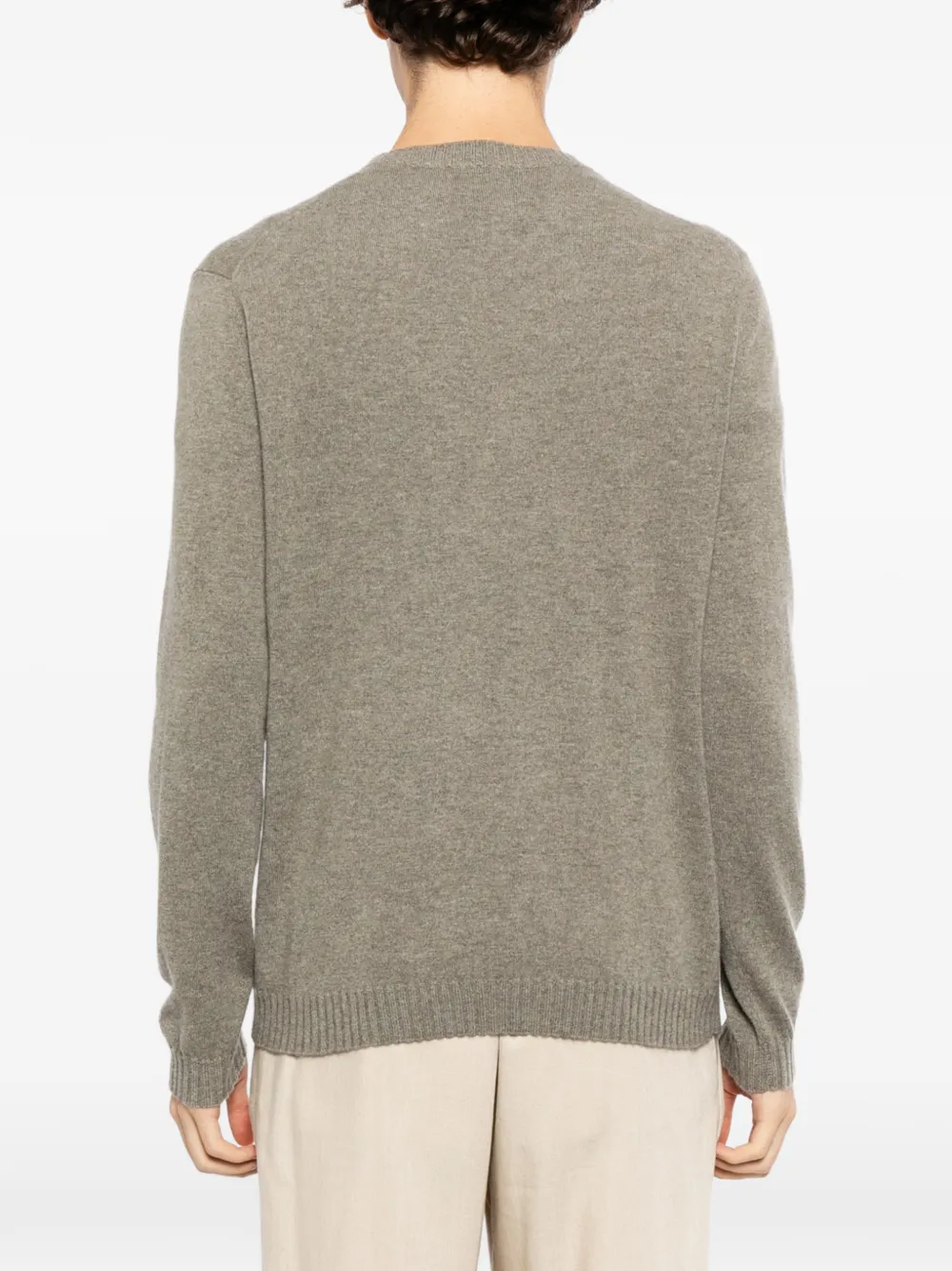 N.Peal Sweater met print Groen
