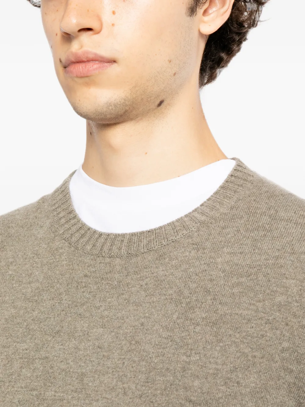N.Peal Sweater met print Groen