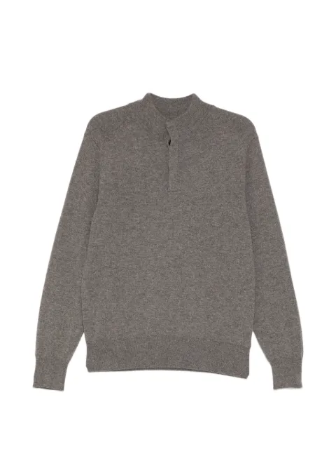 N.Peal half-button cashmere jumper