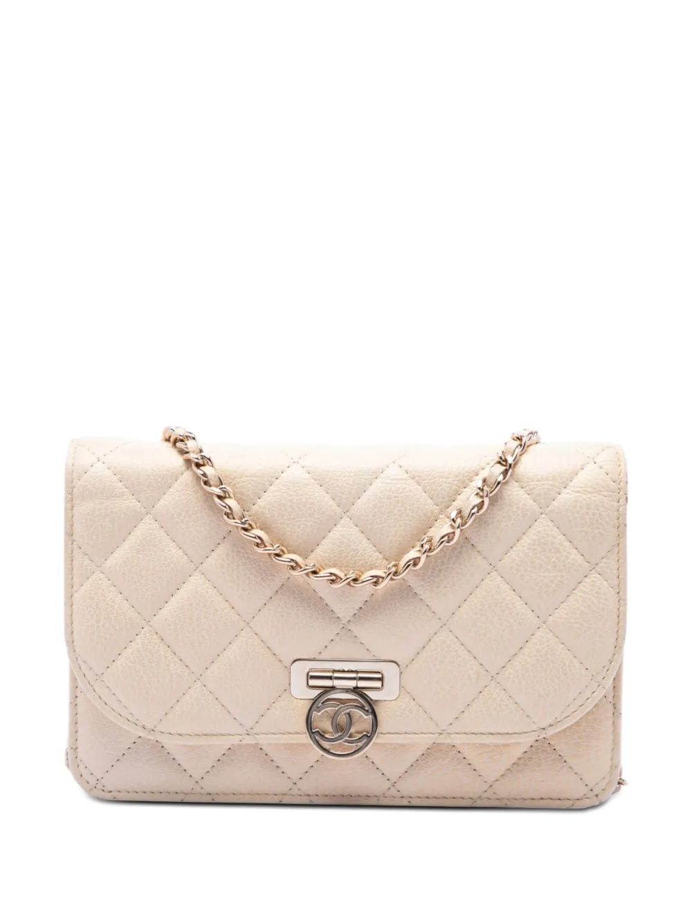 CHANEL Pre-Owned Borsa a tracolla trapuntata CC 2019 - Toni neutri