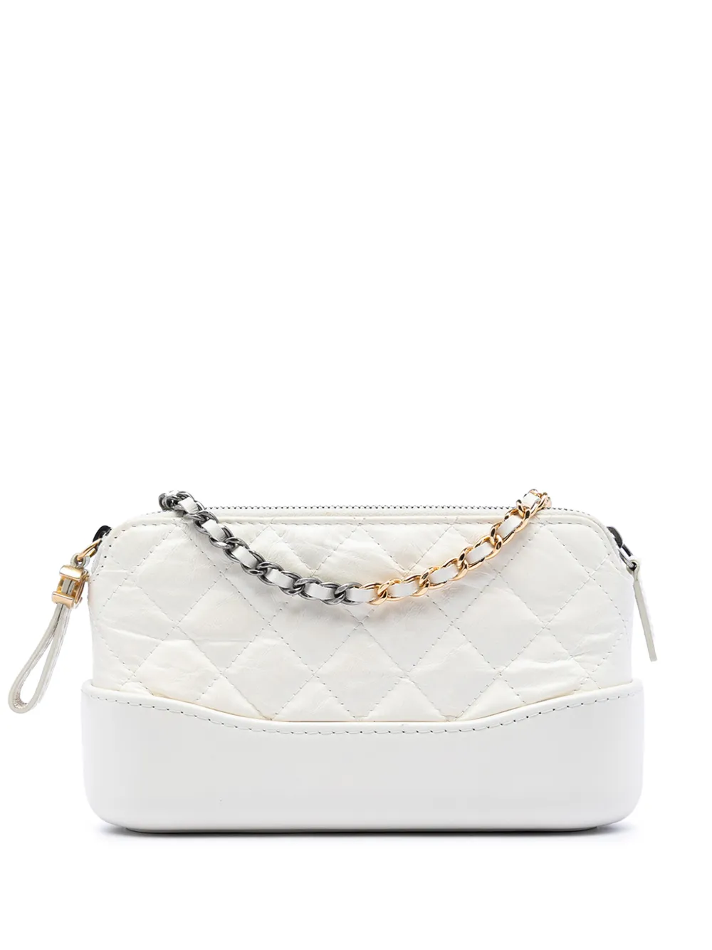 CHANEL Pre-Owned Clutch Gabrielle con catena 2018-2019 - Bianco