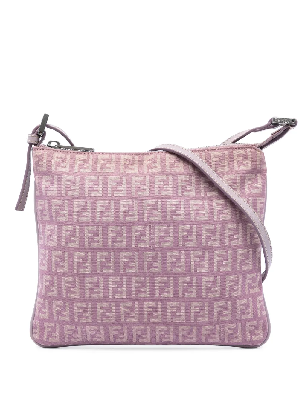 Fendi Pre-Owned Borsa a tracolla in tela con motivo Zucchino 2000-2010 - Rosa