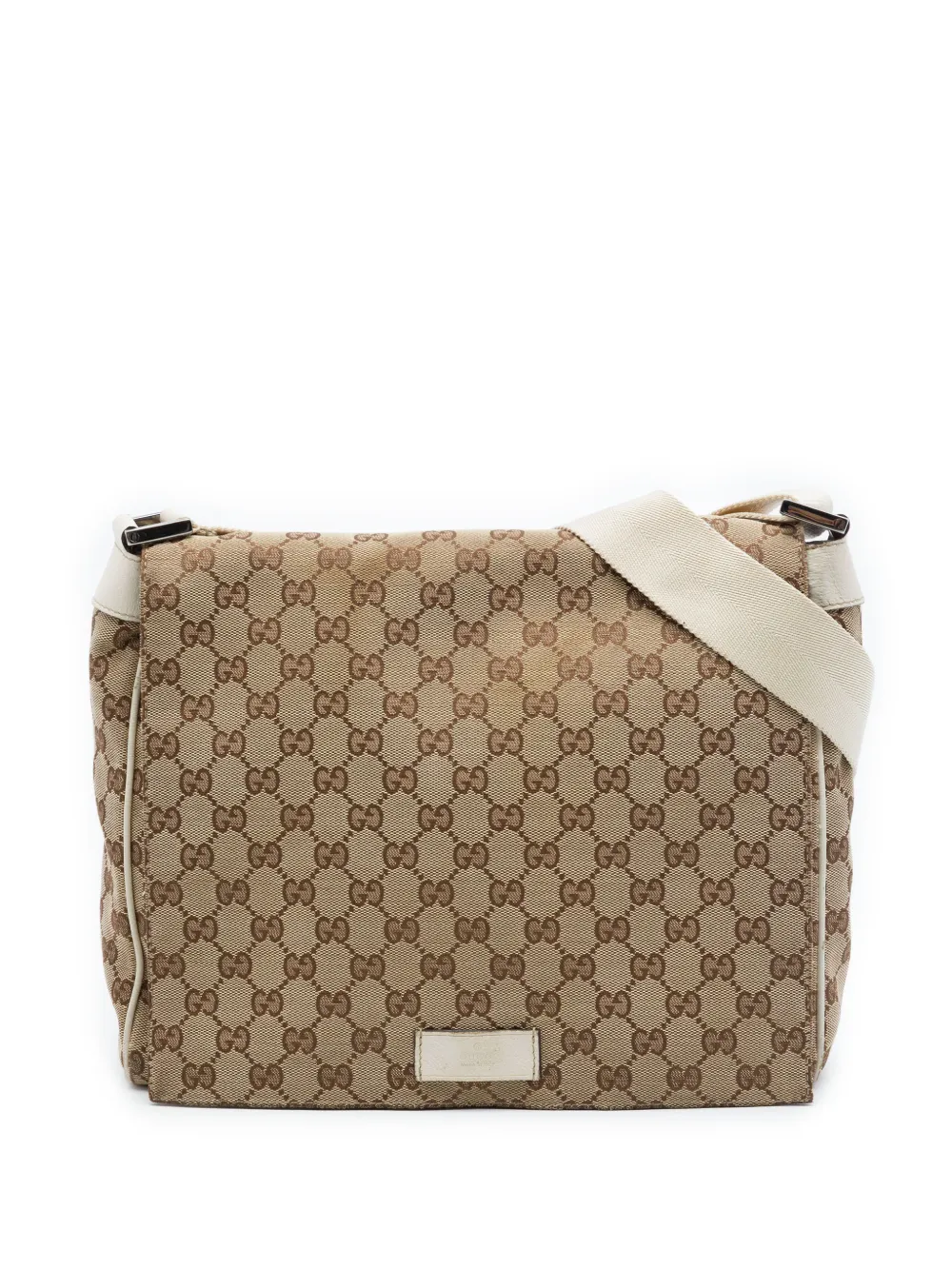 Gucci Pre-Owned Borsa a tracolla in tela GG 2016-2026 - Toni neutri
