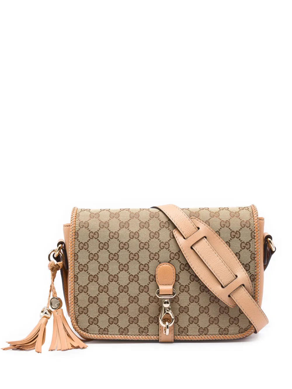 Gucci Pre-Owned Borsa a tracolla Marrakech in tela GG 2016-2026 - Toni neutri