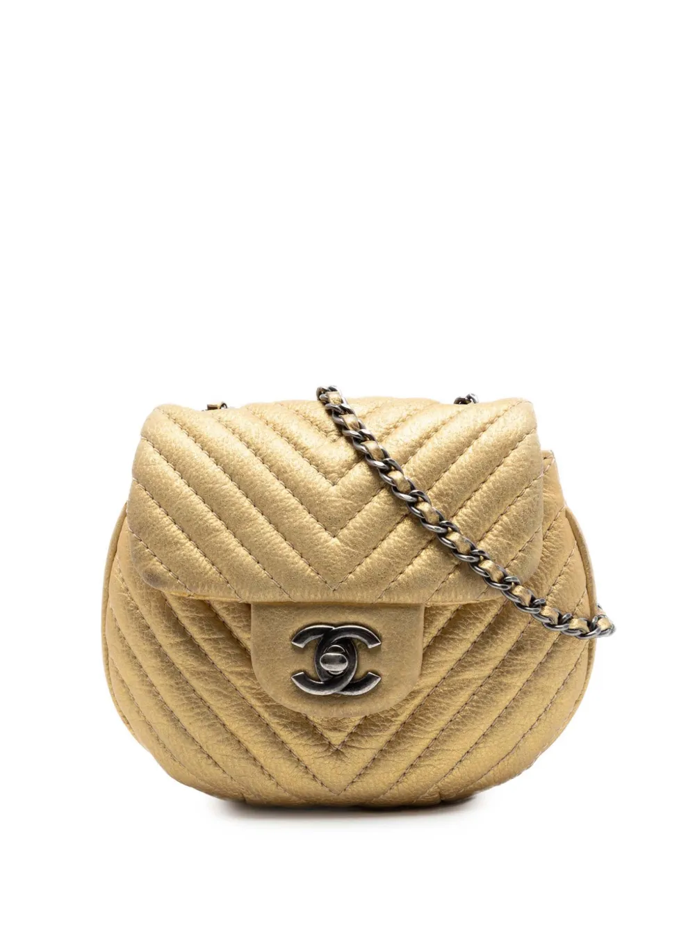 CHANEL Pre-Owned Borsa a tracolla CC 2014-2015 - Oro