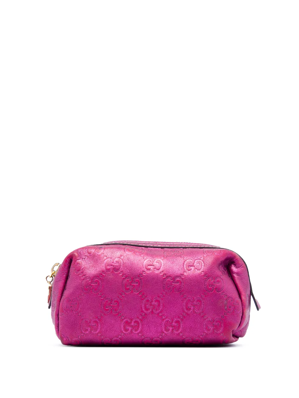 Gucci Pre-Owned Pouch Guccissima metallizzata 2000-2015 - Rosa