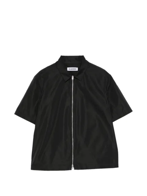 Jil Sander zip-up short-sleeve shirt