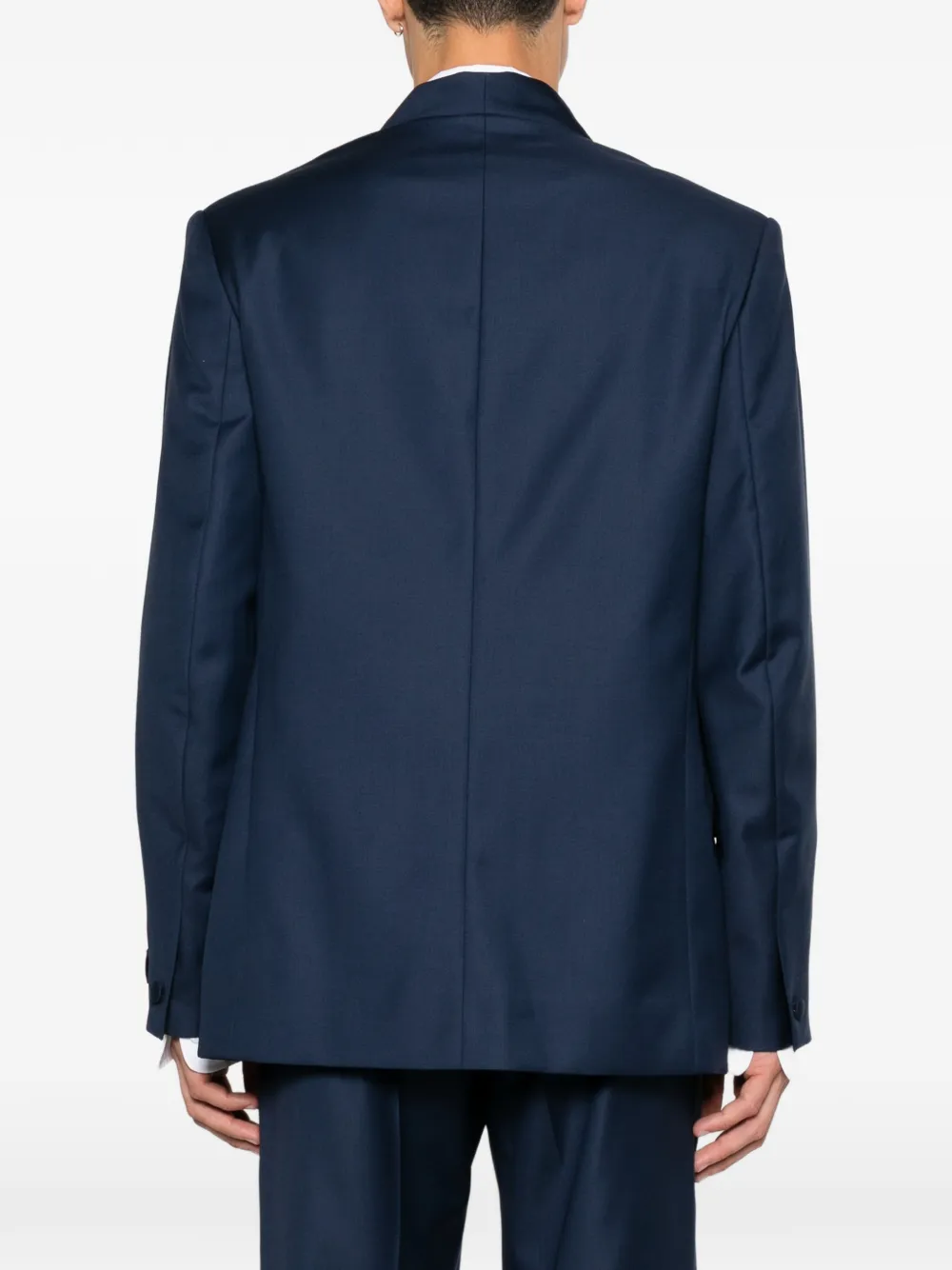 Kenzo Jack met sjaalrevers Blauw