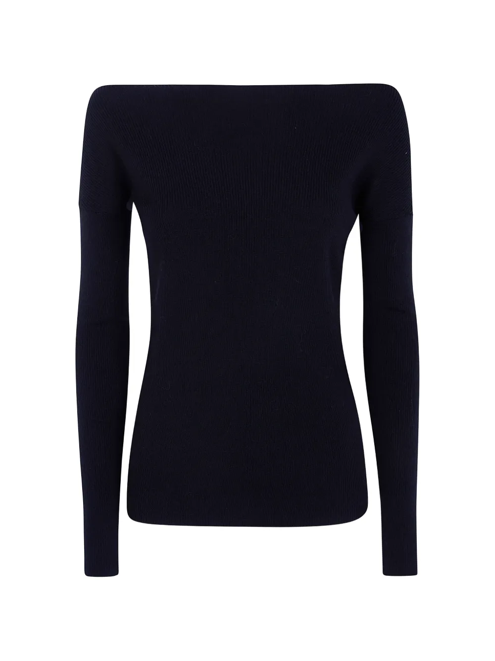 P.A.R.O.S.H. off-shoulder ribbed-knit sweater - Nero