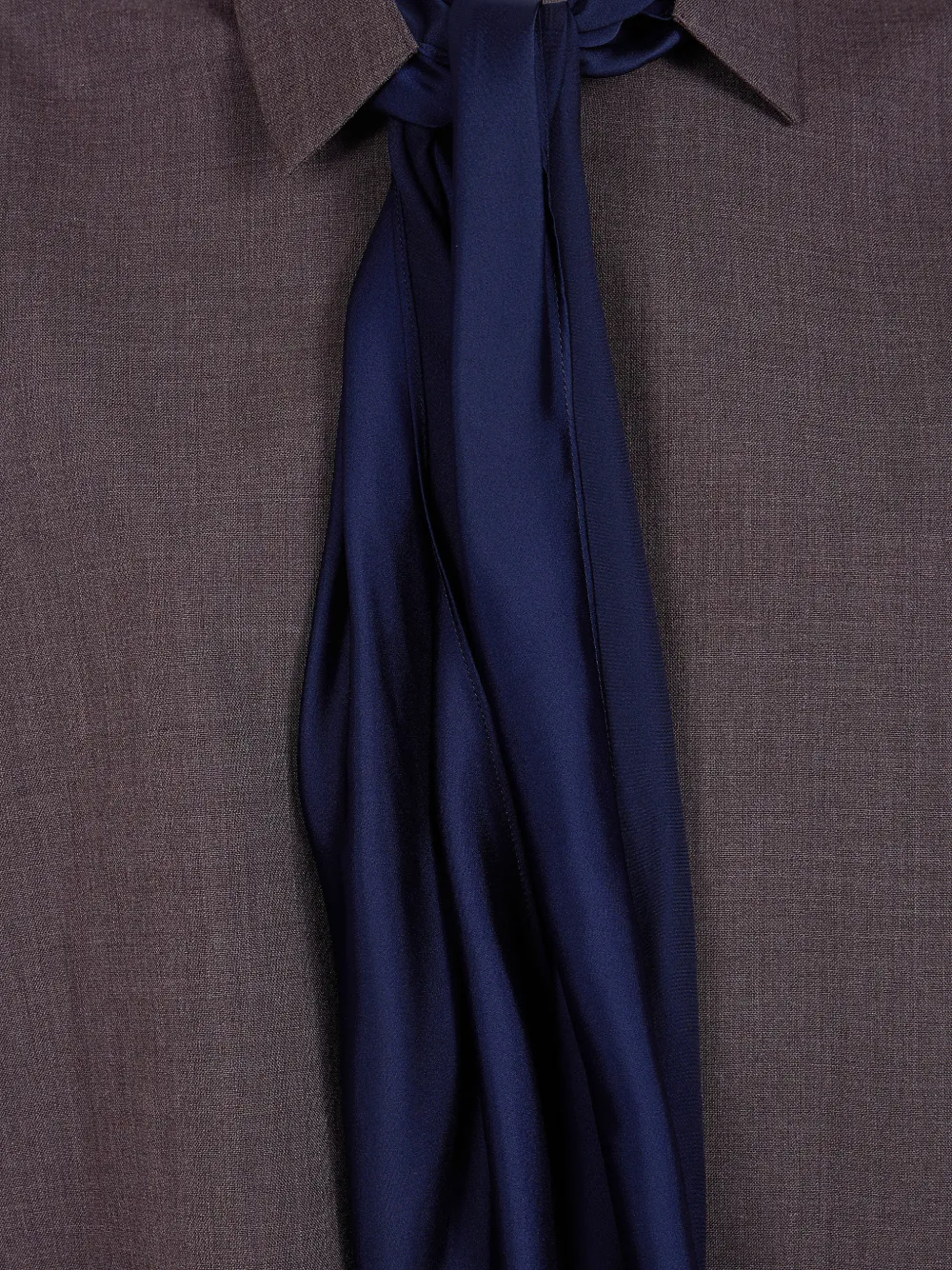 sacai Blouse met strik Bruin