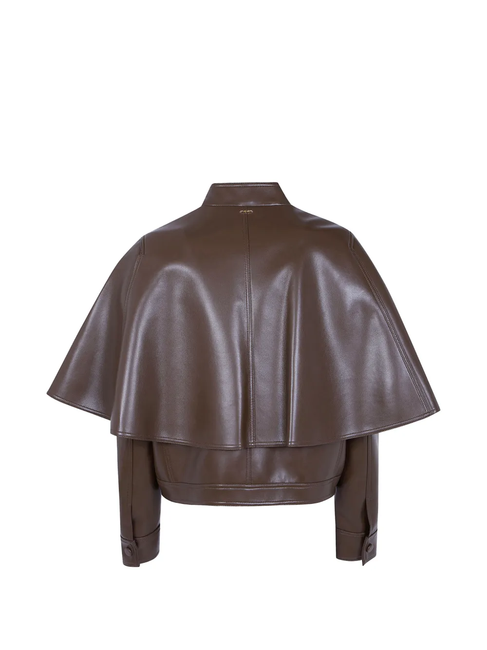 TWINSET Jack met cape-stijl en knopen Bruin