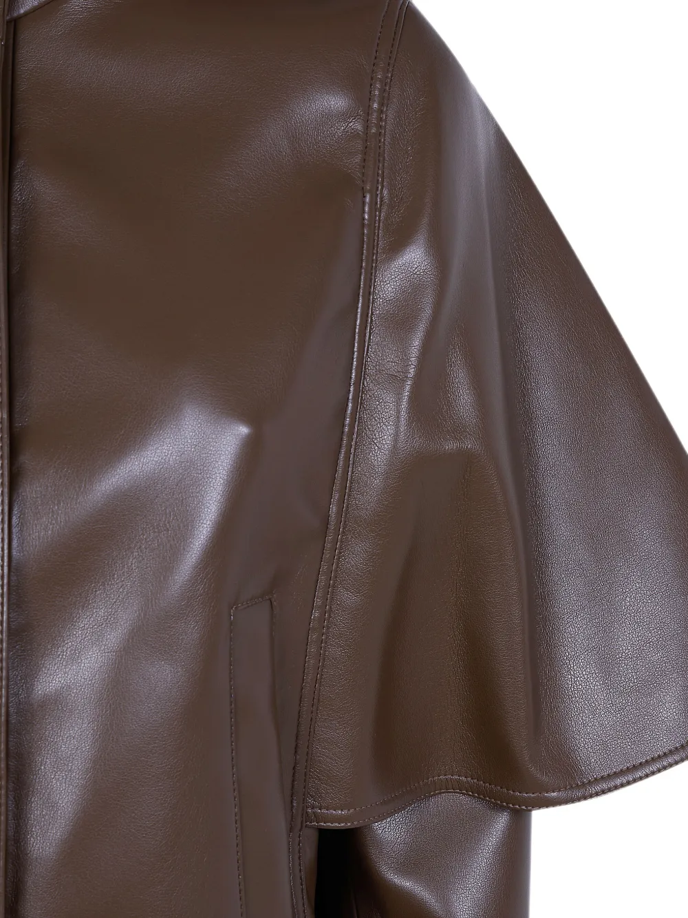 TWINSET Jack met cape-stijl en knopen Bruin