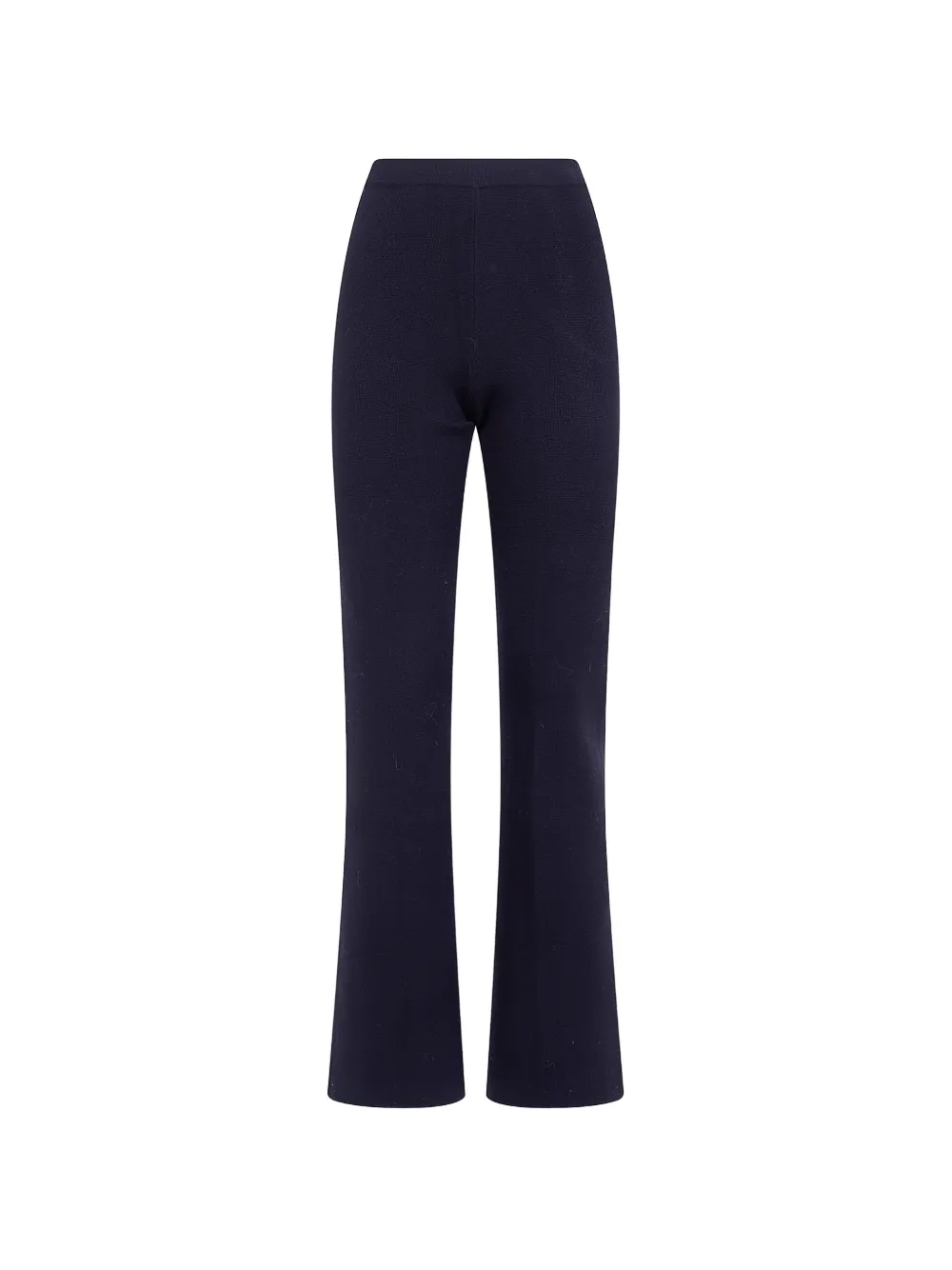 TWINSET fine-knit flared trousers - Schwarz