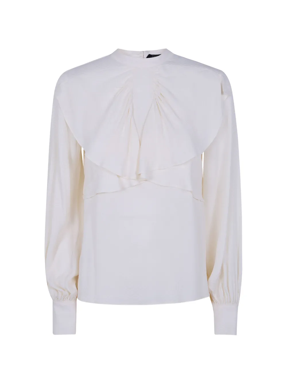 TWINSET ruffled long-sleeve blouse - Nude