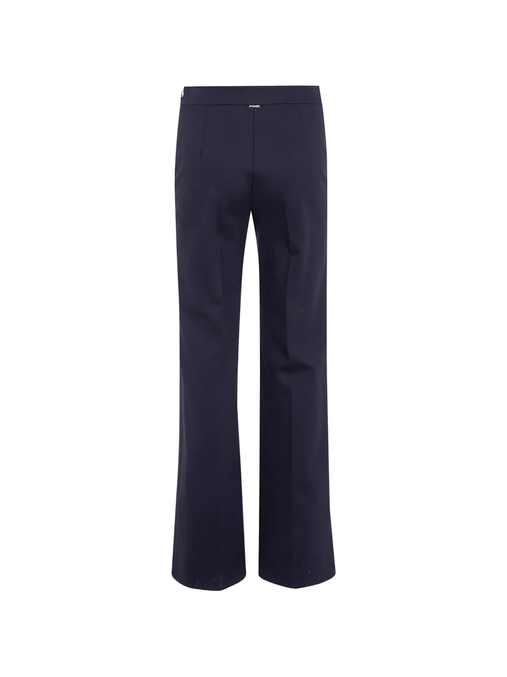 TWINSET High waist flared broek Zwart
