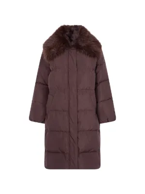 Christian Dior Pre-Owned 1980s Sheepskin Midi Coat | Brown | FARFETCH