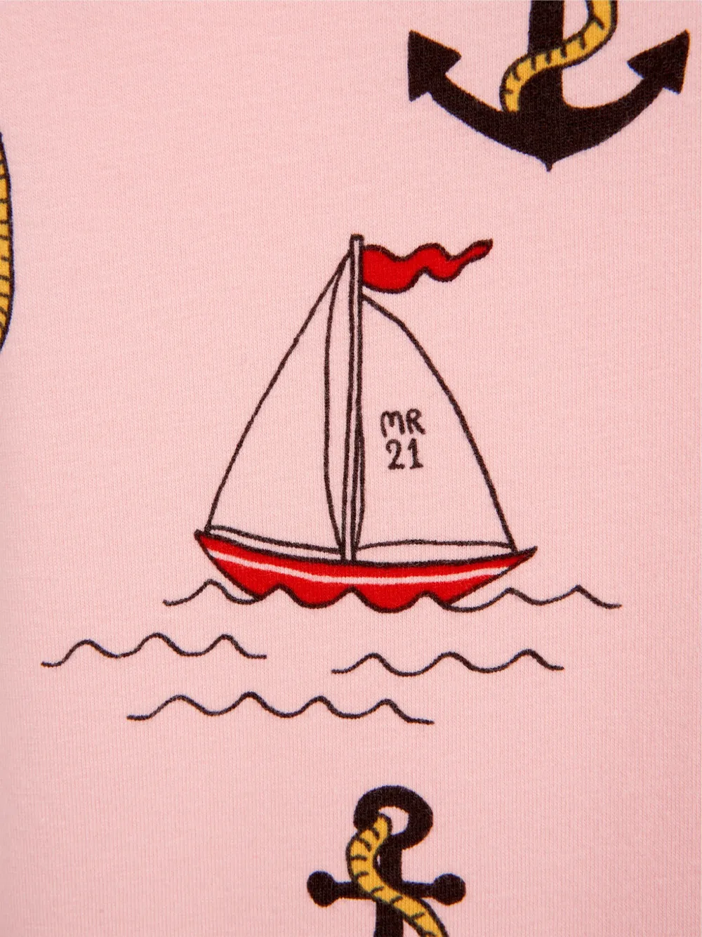 Mini Rodini T-shirt met print Roze