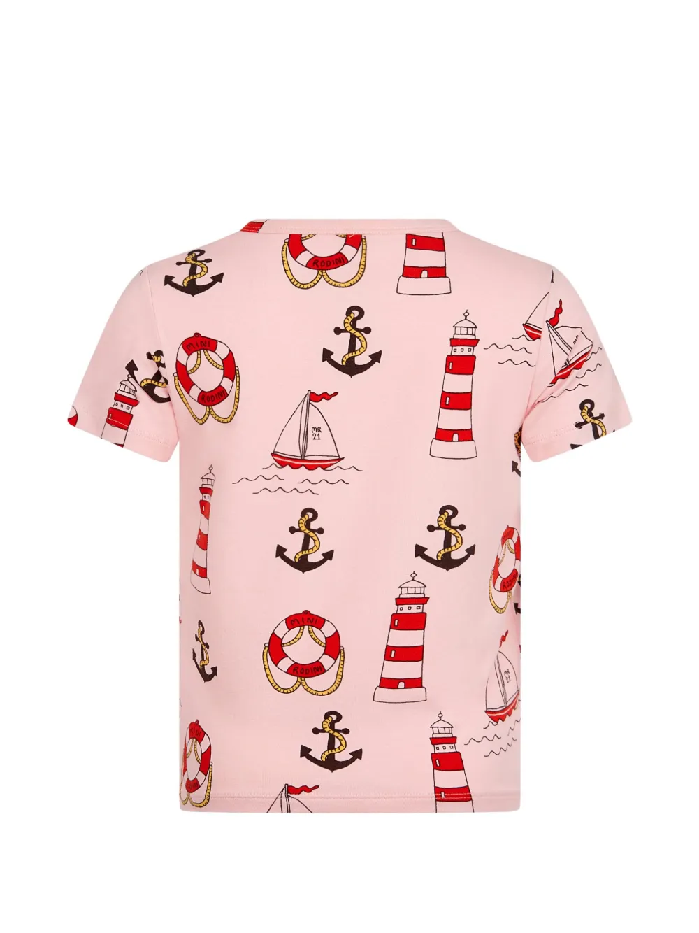Mini Rodini T-shirt met print Roze