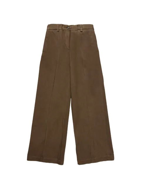 Eleventy pressed-crease trousers