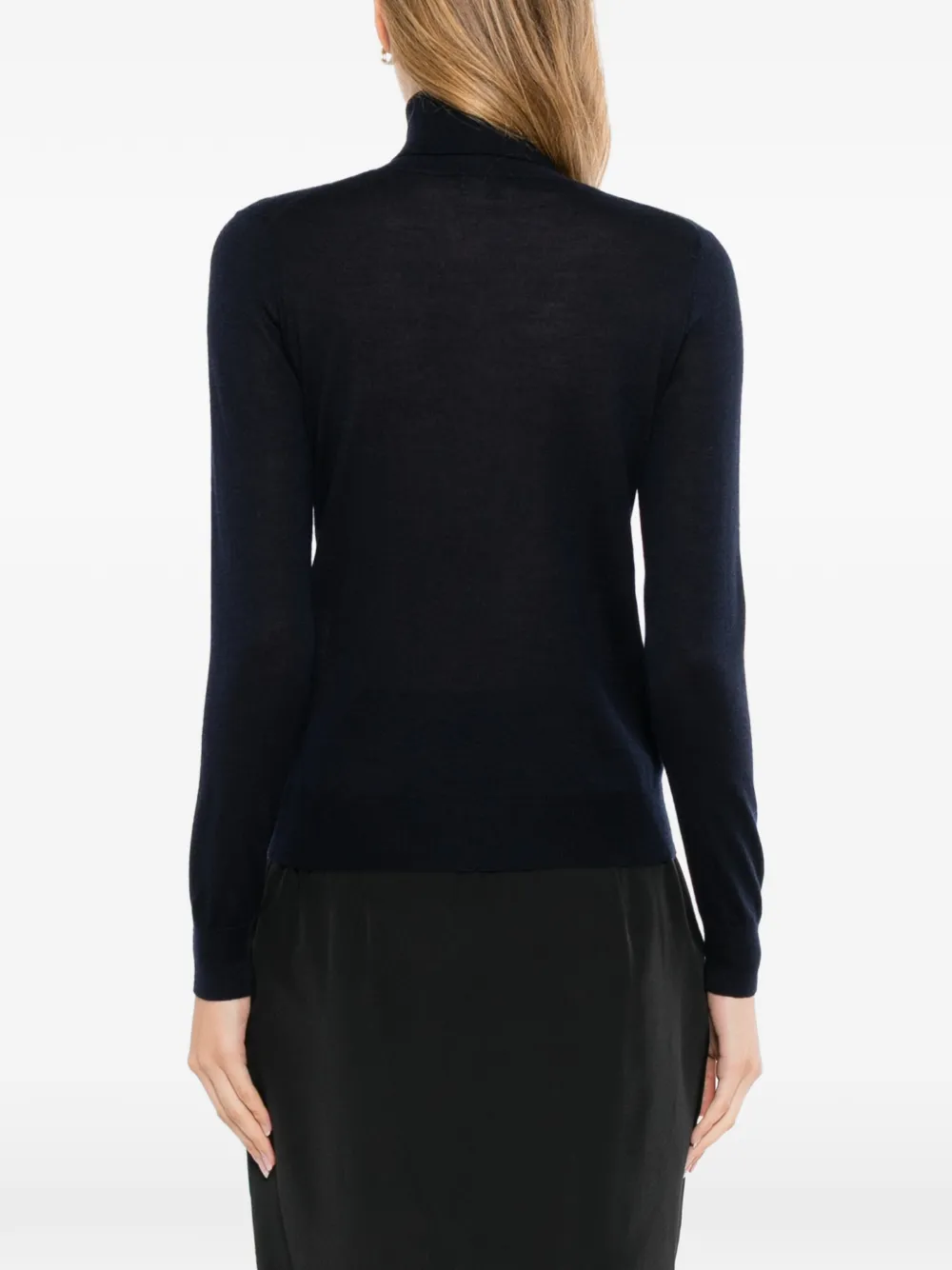 N.Peal T-shirt met col Blauw
