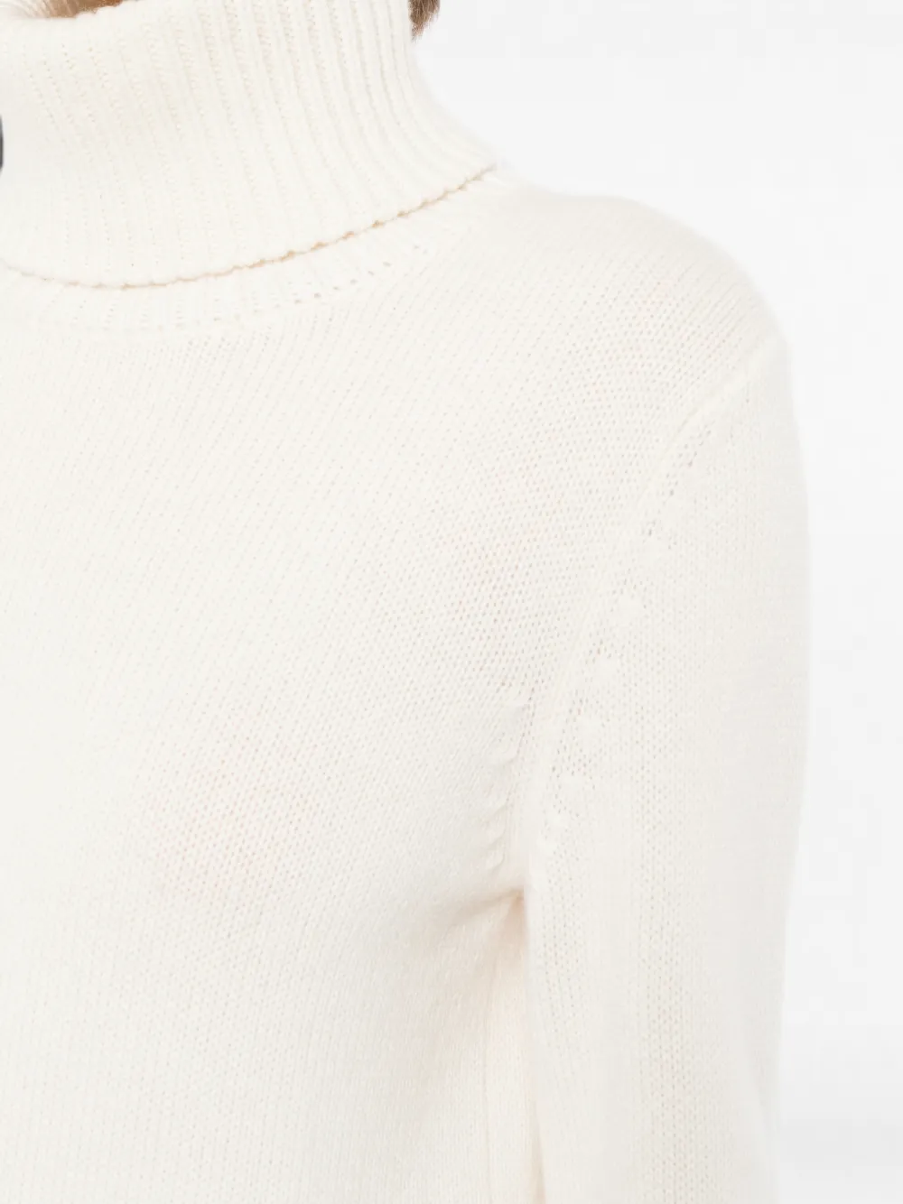 N.Peal Hazel chunky gebreide top Beige