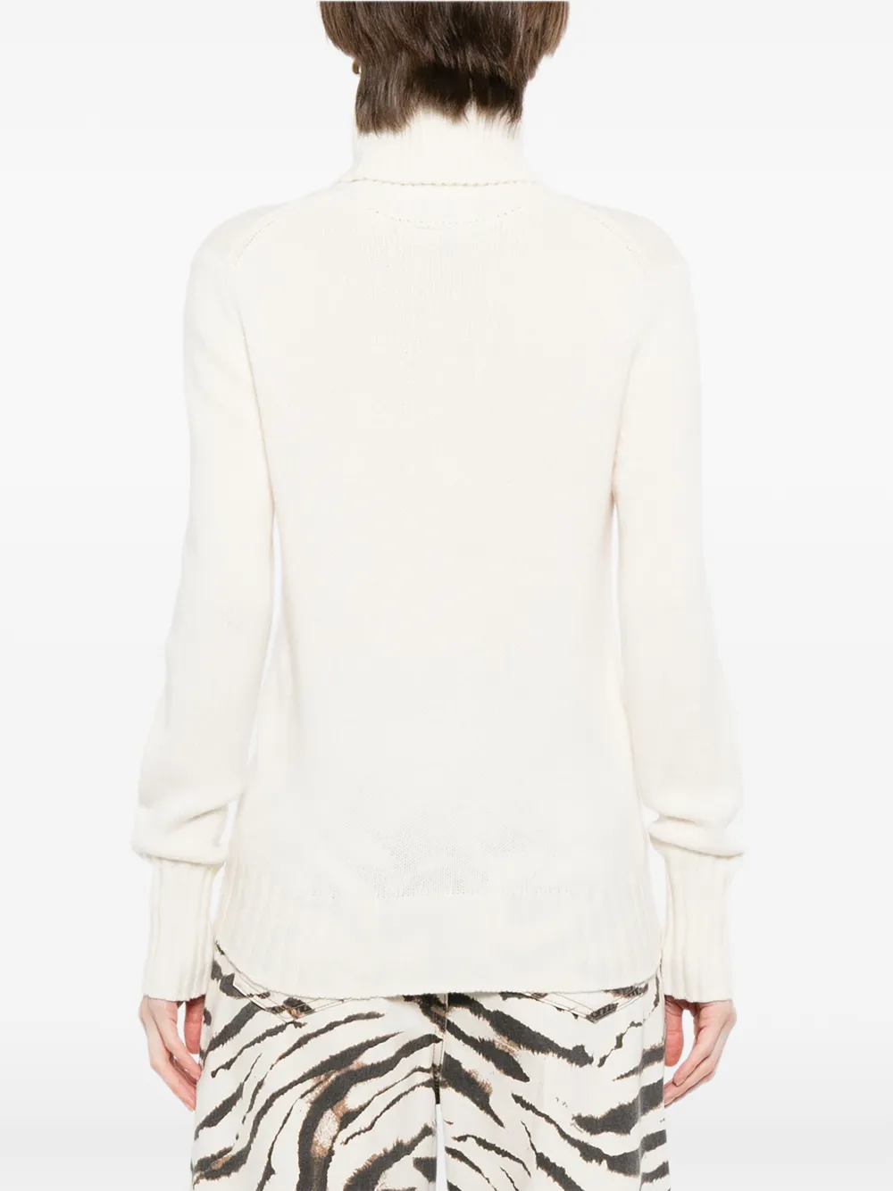N.Peal Hazel chunky gebreide top Beige