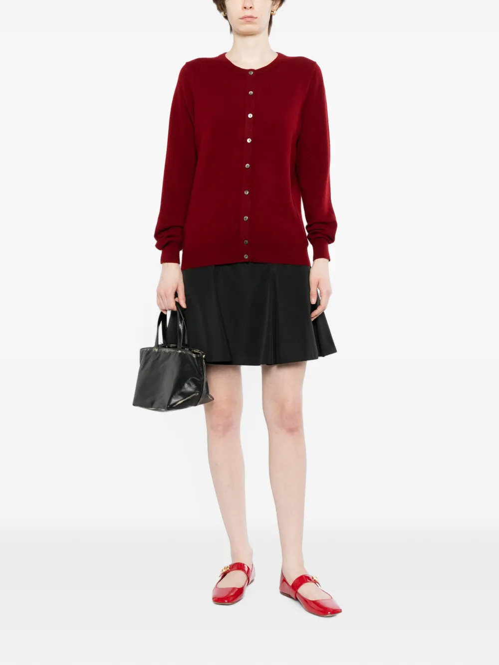 N.Peal Olivia vest Rood