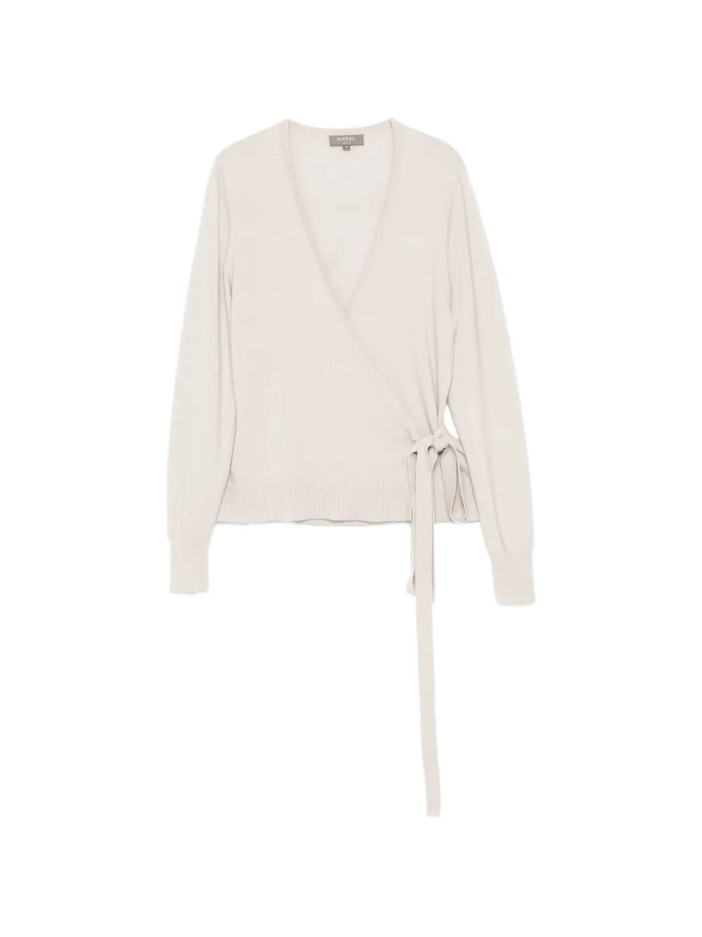 N.Peal Gewickelter Arabella Cardigan - Nude