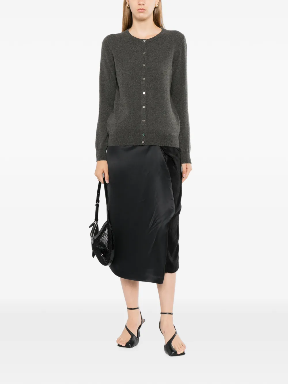N.Peal Olivia vest Grijs
