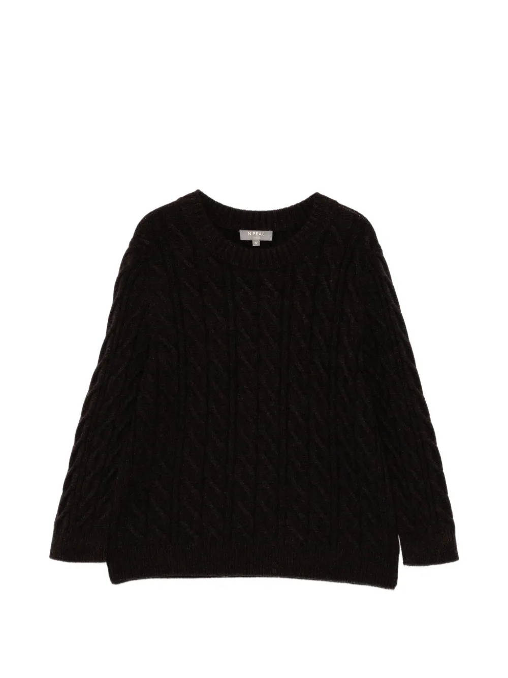 N.Peal Emilia cable-knit top