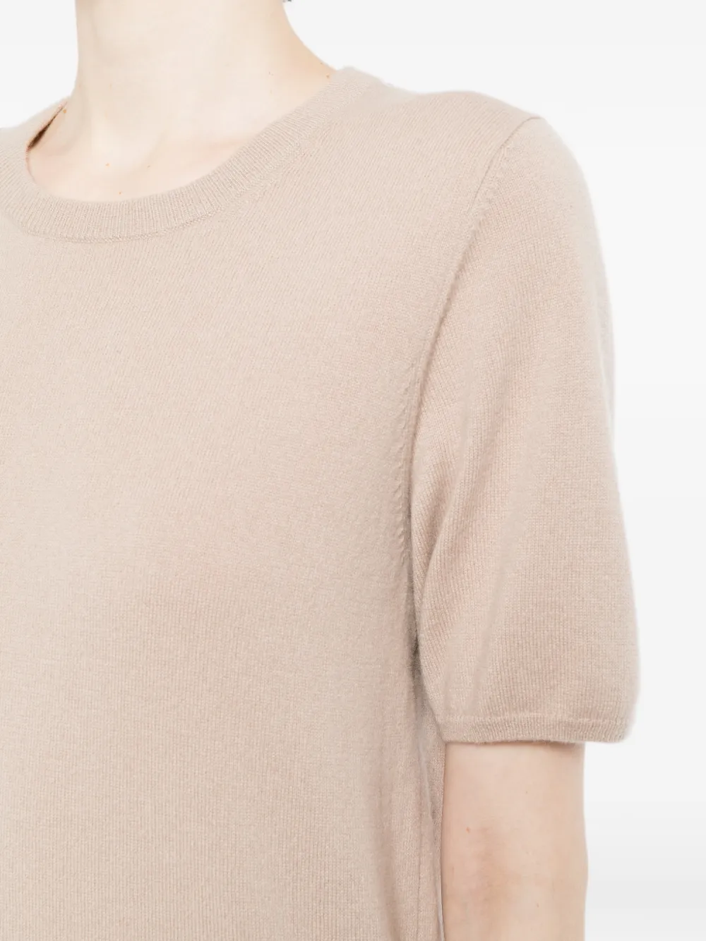 N.Peal Milly kasjmier T-shirt Beige