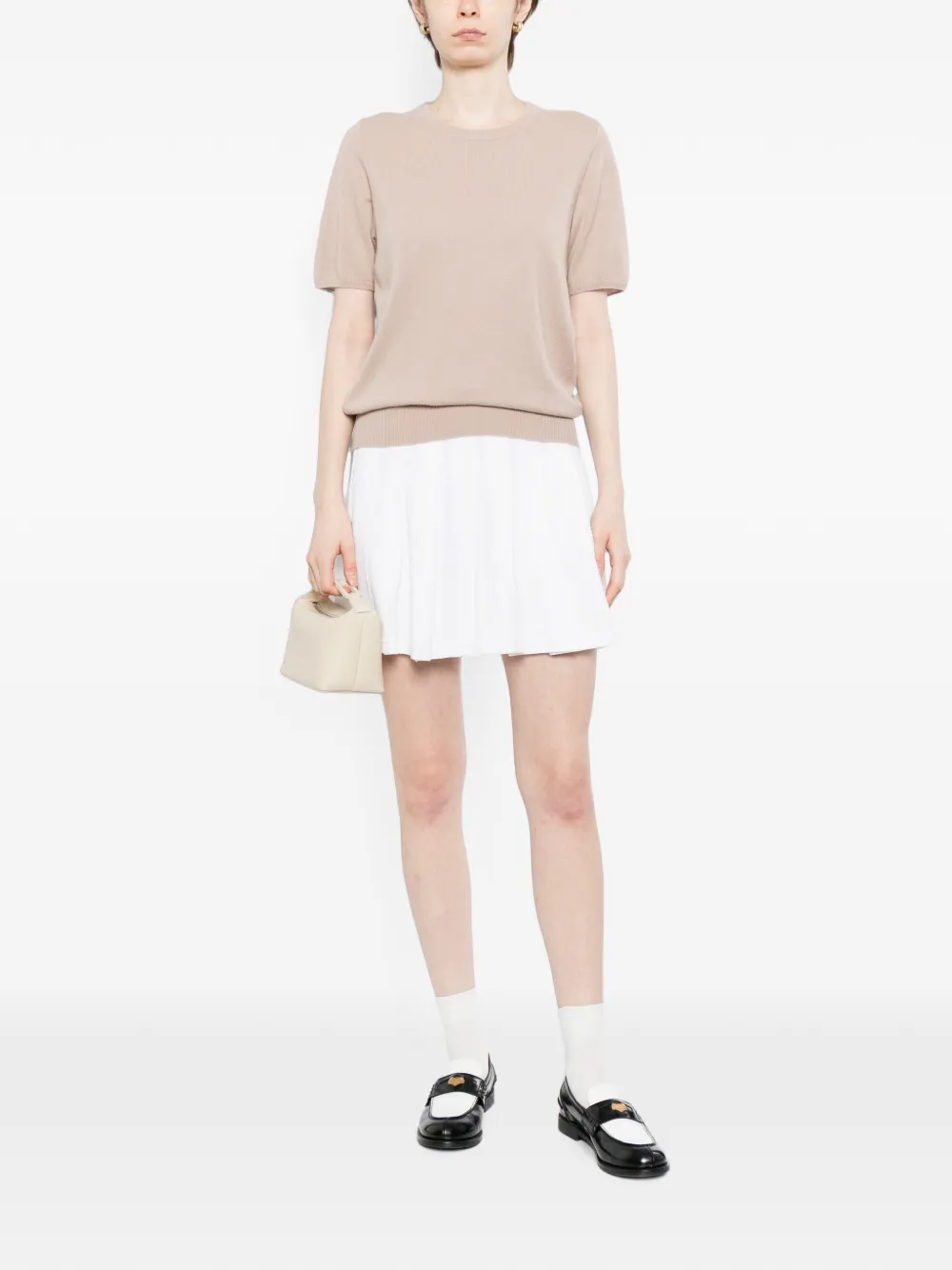 N.Peal Milly kasjmier T-shirt Beige