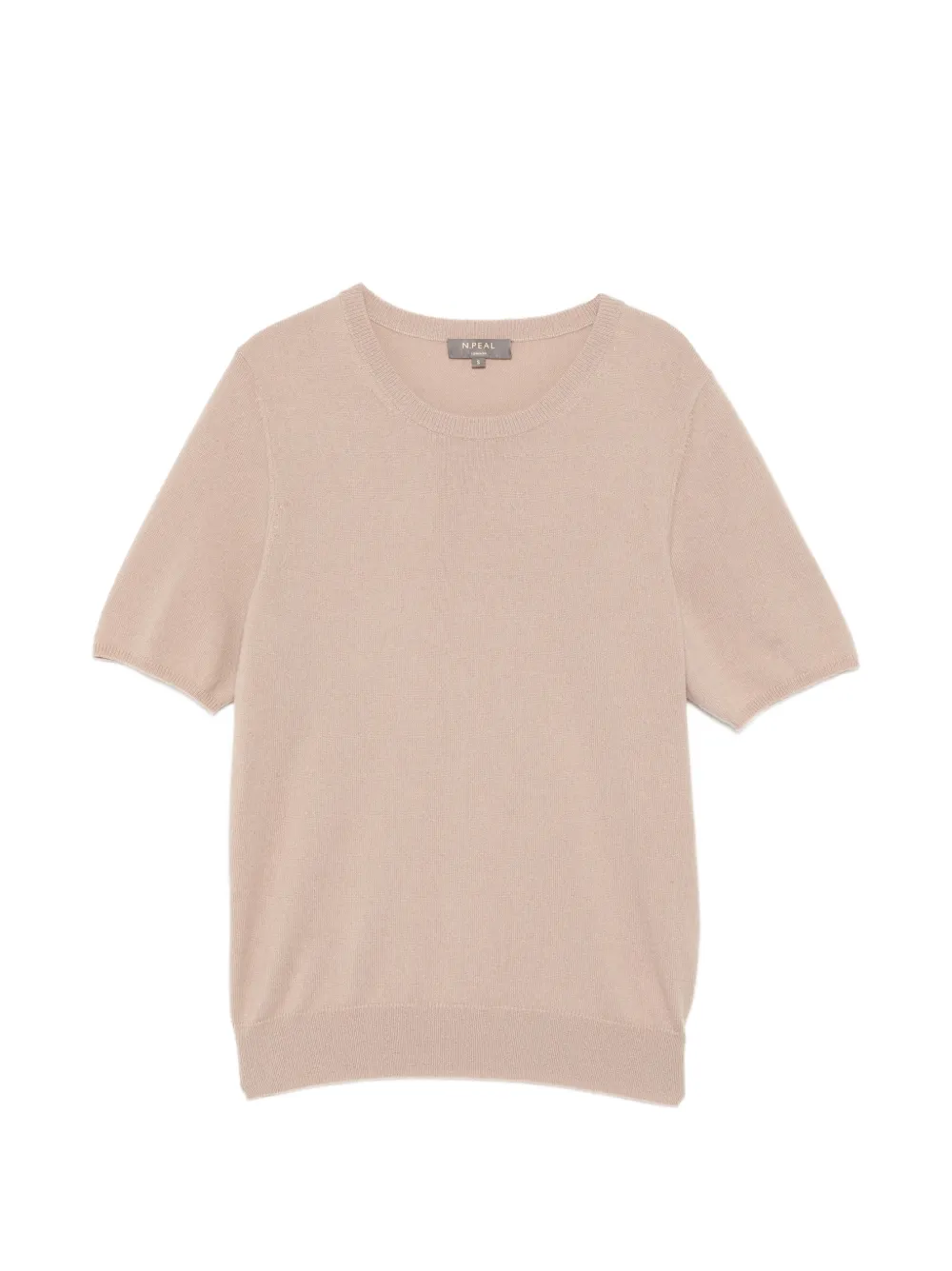 N.Peal T-shirt Milly in cashmere - Toni neutri